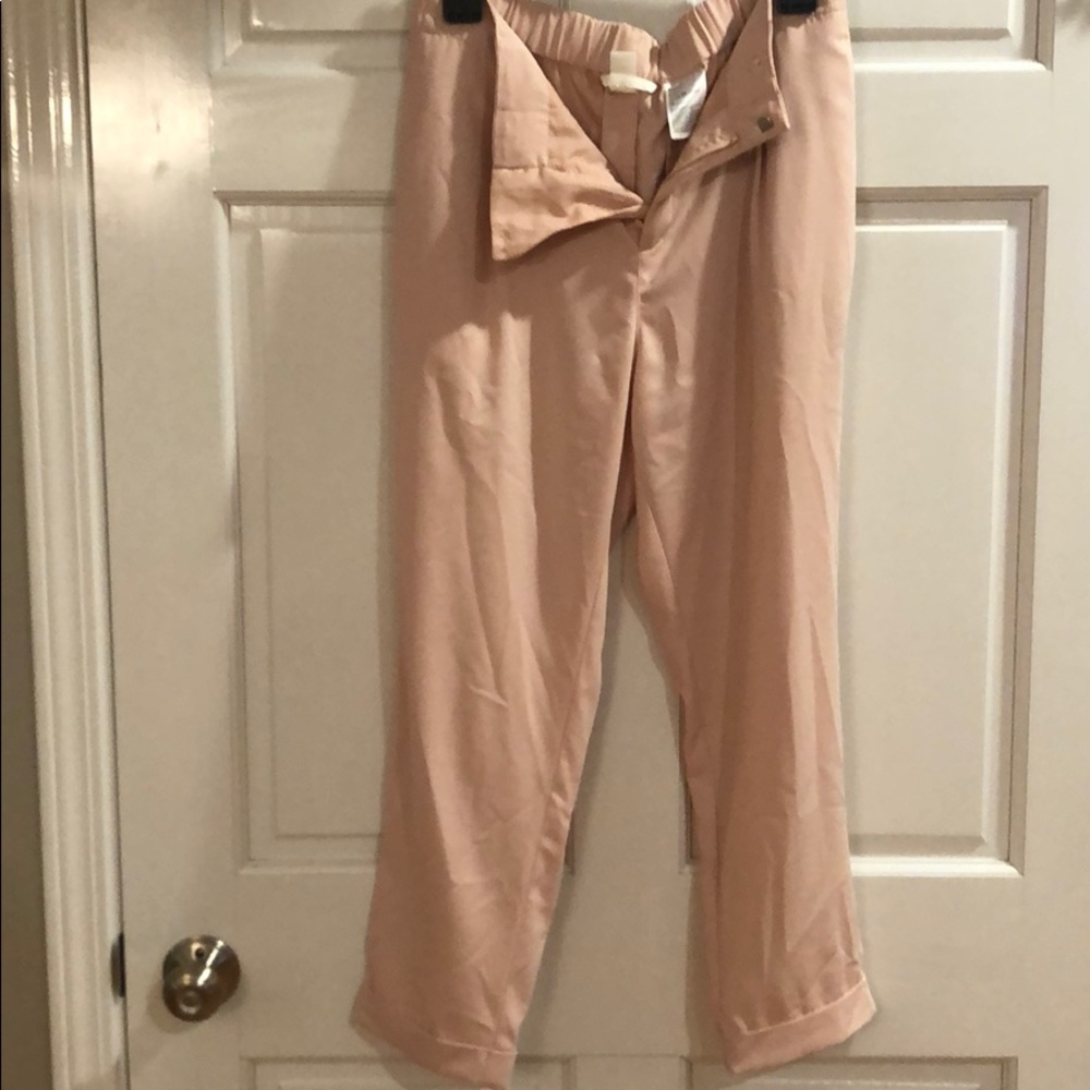 Pink trousers